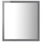 Preview: LED-Badspiegel Hochglanz-Grau 40x8,5x37 cm Acryl