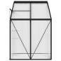 Preview: Gewächshaus Anthrazit Aluminium 2,59 m³