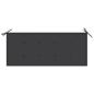 Preview: Stapelbare Gartenbank mit Auflage 128,5 cm Massivholz Teak