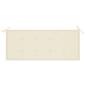 Preview: Stapelbare Gartenbank mit Auflage 128,5 cm Massivholz Teak