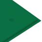 Preview: Stapelbare Gartenbank mit Auflage 128,5 cm Massivholz Teak
