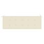 Preview: Stapelbare Gartenbank mit Auflage 159 cm Massivholz Teak