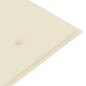 Preview: Stapelbare Gartenbank mit Auflage 159 cm Massivholz Teak