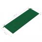 Preview: Stapelbare Gartenbank mit Auflage 159 cm Massivholz Teak