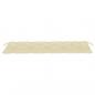 Preview: Stapelbare Gartenbank mit Auflage 159 cm Massivholz Teak