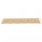 Preview: Stapelbare Gartenbank mit Auflage 159 cm Massivholz Teak