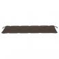 Preview: Stapelbare Gartenbank mit Auflage 159 cm Massivholz Teak