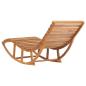 Preview: Schaukelliege mit Auflage Massivholz Teak