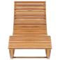 Preview: Schaukelliege mit Auflage Massivholz Teak