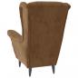 Preview: Sessel Braun Samt
