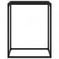 Preview: Konsolentisch Schwarz 60x35x75 cm Hartglas