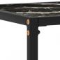 Preview: Konsolentisch Schwarz 80x35x75 cm Hartglas