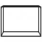 Preview: Konsolentisch Schwarz 100x35x75 cm Hartglas