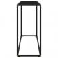 Preview: Konsolentisch Schwarz 100x35x75 cm Hartglas