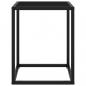Preview: Couchtisch Schwarz mit Schwarzem Glas 40x40x50 cm