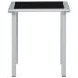 Preview: Sonnenliegen 2 Stk. mit Tisch Aluminium Taupe
