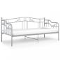 Preview: Schlafsofa Bettgestell Grau Metall 90x200 cm