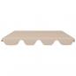 Preview: Ersatzdach für Hollywoodschaukel Beige 150/130x105/70 cm