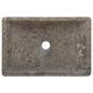 Preview: Waschbecken 45x30x12 cm Marmor Hochglanz-Grau 