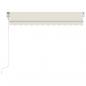 Preview: Markise Automatisch Einziehbar 350x250 cm Creme