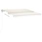Preview: Automatische Markise mit LED & Windsensor 450x300 cm Creme