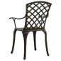 Preview: 3-tlg. Bistro-Set Aluminiumguss Bronzen