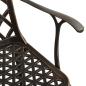 Preview: 3-tlg. Bistro-Set Aluminiumguss Bronzen
