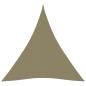 Preview: Sonnensegel Oxford-Gewebe Dreieckig 3x4x4 m Beige