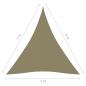 Preview: Sonnensegel Oxford-Gewebe Dreieckig 3x4x4 m Beige