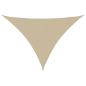 Preview: Sonnensegel Oxford-Gewebe Dreieckig 3x4x4 m Beige