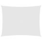 Preview: Sonnensegel Oxford-Gewebe Rechteckig 5x7 m Weiß