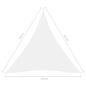 Preview: Sonnensegel Oxford-Gewebe Dreieckig 3,6x3,6x3,6 m Weiß