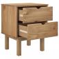 Preview: Nachttisch OTTA 45x39x57 cm Massivholz Kiefer