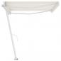 Preview: Standmarkise Manuell Einziehbar 450x350 cm Creme