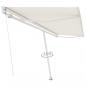Preview: Standmarkise Manuell Einziehbar 500x350 cm Creme