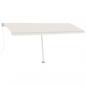 Preview: Standmarkise Manuell Einziehbar 500x350 cm Creme
