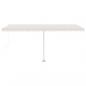 Preview: Standmarkise Manuell Einziehbar 500x350 cm Creme