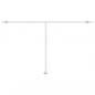 Preview: Standmarkise Manuell Einziehbar 500x350 cm Creme