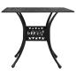 Preview: 3-tlg. Bistro-Set Aluminiumguss Schwarz