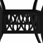 Preview: 5-tlg. Bistro-Set Aluminiumguss Schwarz