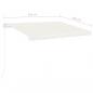 Preview: Standmarkise Manuell Einziehbar 350x250 cm Creme