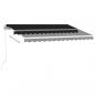 Preview: Standmarkise Manuell Einziehbar 350x250 cm Anthrazit
