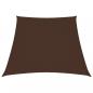 Preview: ARDEBO.de - Sonnensegel Oxford-Gewebe Trapezform 3/4x3 m Braun