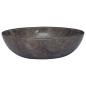 Preview: Waschbecken Grau Ø40x12 cm Marmor