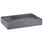Preview: ARDEBO.de - Waschbecken Schwarz 58x39x10 cm Marmor