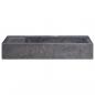 Preview: Waschbecken Schwarz 58x39x10 cm Marmor