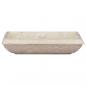 Preview: Waschbecken Creme 50x35x10 cm Marmor