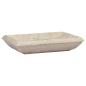 Preview: Waschbecken Creme 50x35x10 cm Marmor