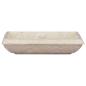 Preview: Waschbecken Creme 50x35x10 cm Marmor