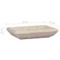 Preview: Waschbecken Creme 50x35x10 cm Marmor